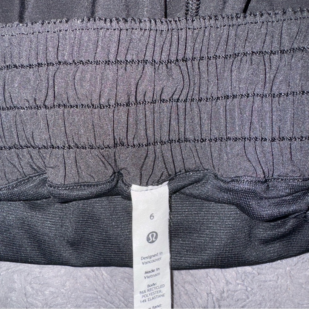 STILL FOR SALE - Lululemon Black Athletic Super Shorts - Picture 3 of 5